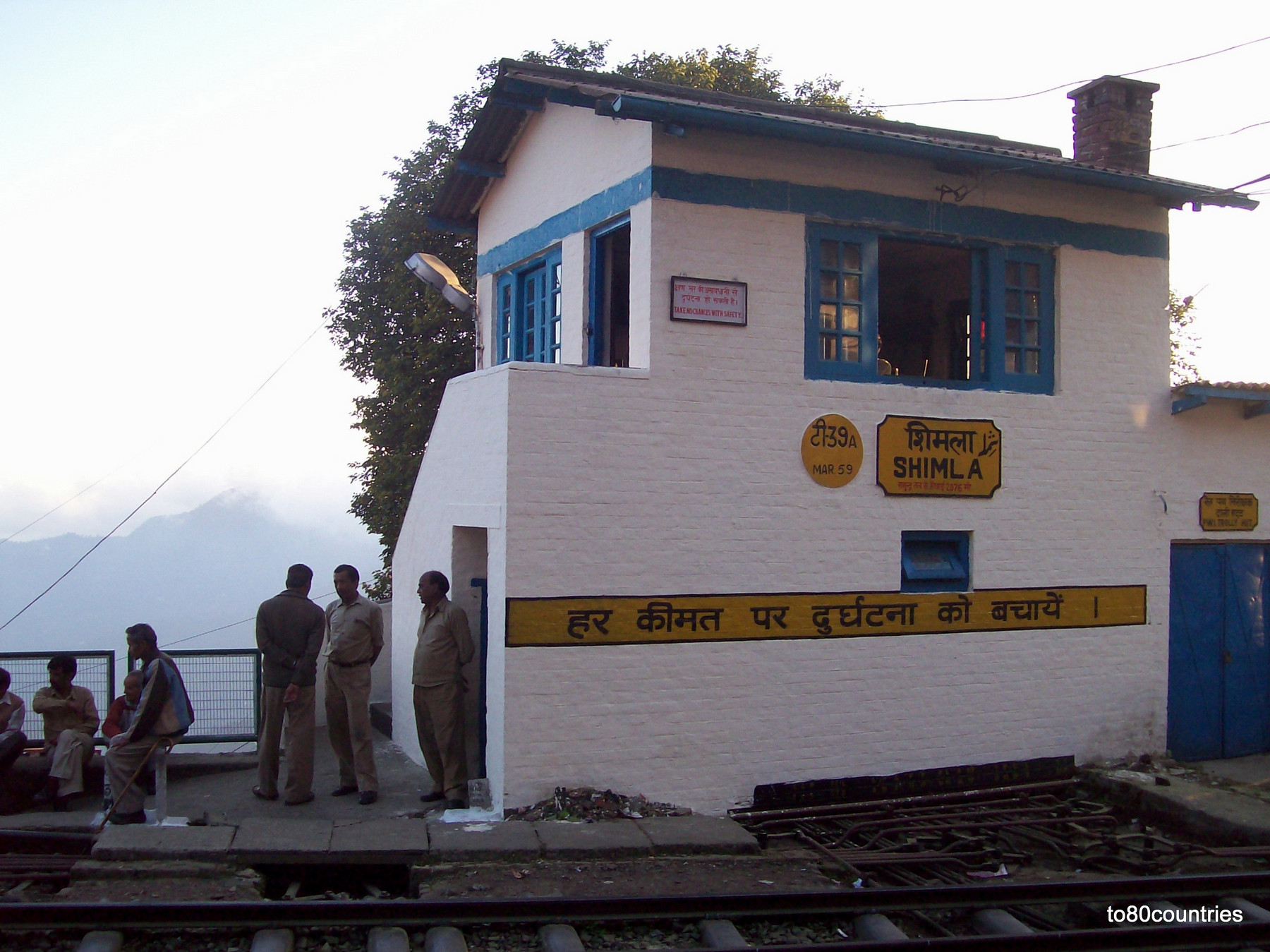 Im Bahnhof Shimla