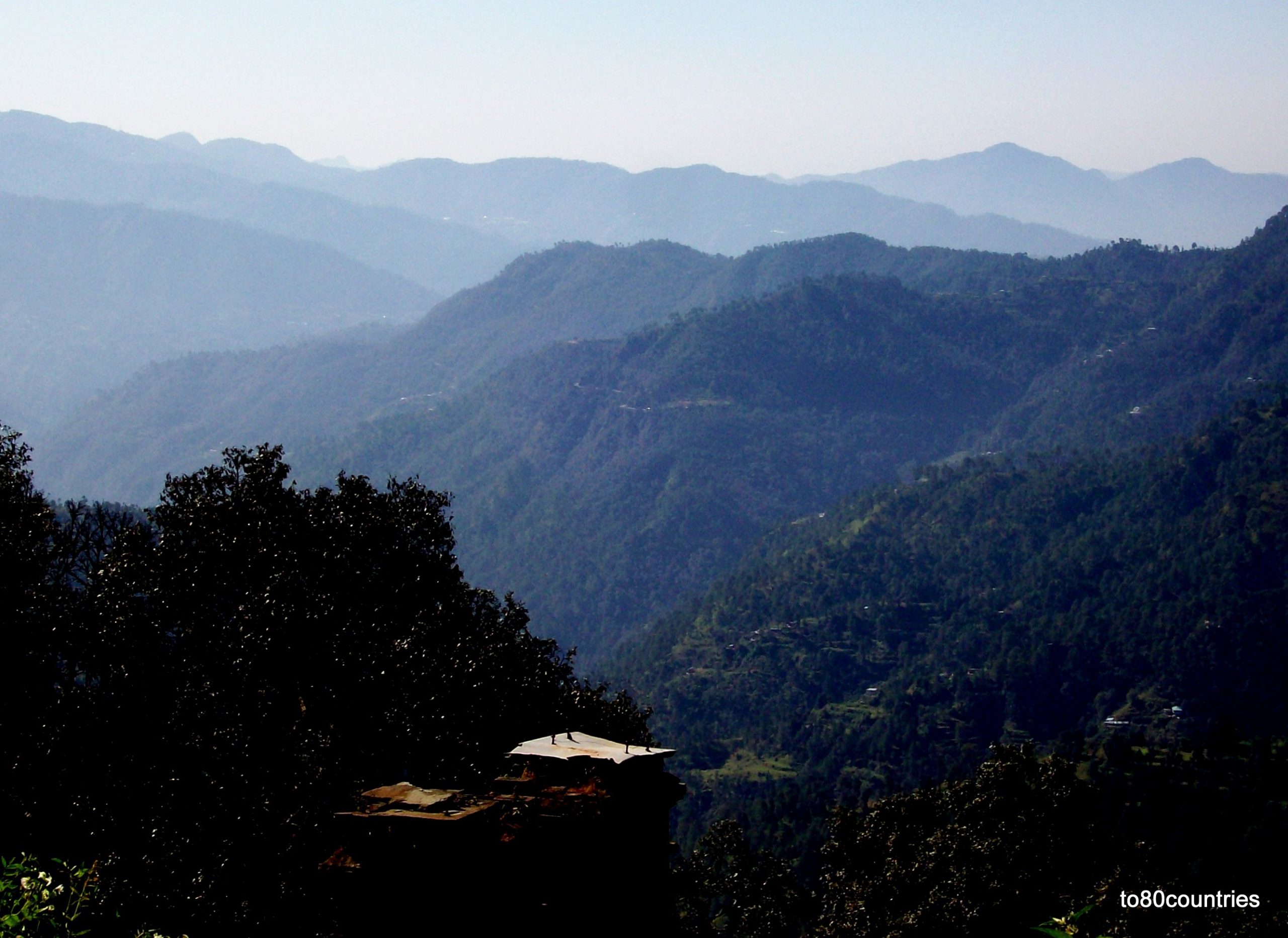 Himalaja-Vorgebirge bei Shimla