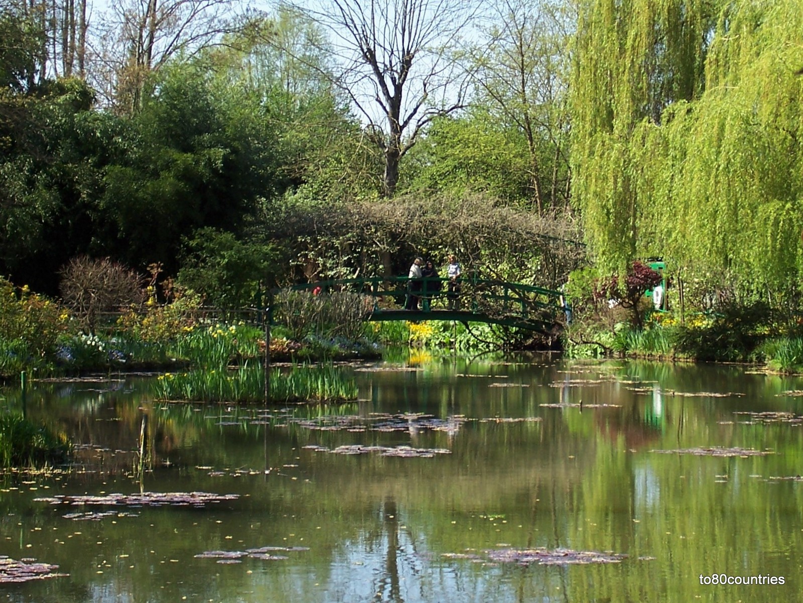Der japanische Garten von Claude Monet in Giverny - Normandie