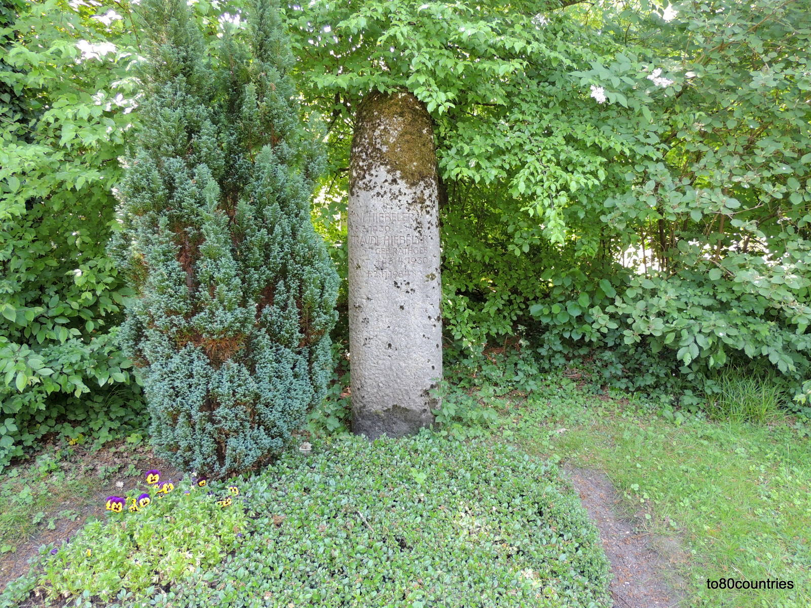 Prominentengräber: Toni Hiebeler - Westfriedhof München