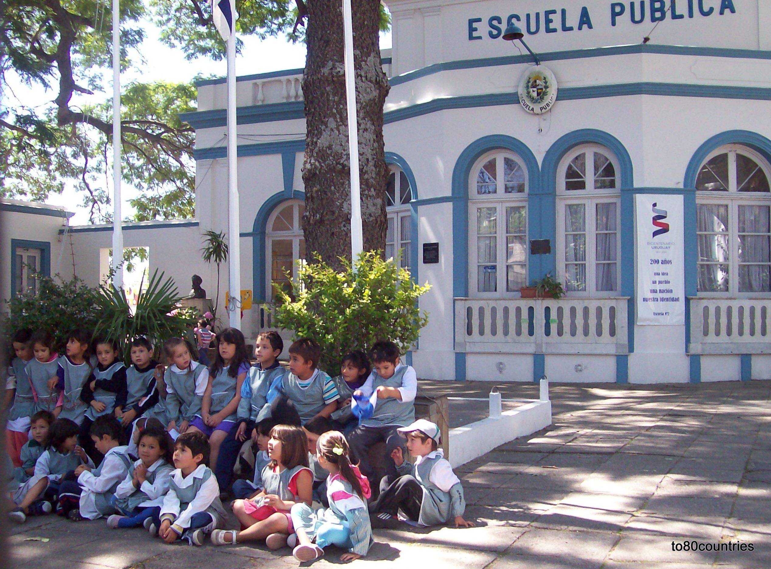 Schule in Colonia del Sacramento - Uruguay - Rio de la Plata