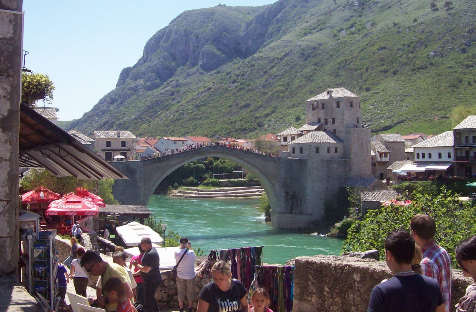 Alte Brücke über die Neretva in Mostar
