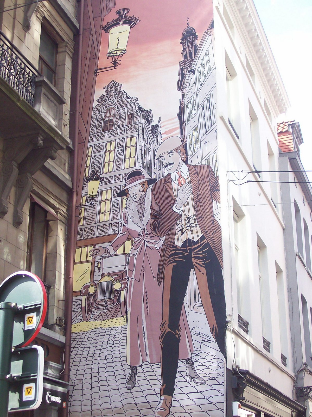 Rue du Marché au Charbon / Rue des Teinturiers - Bruxelles
