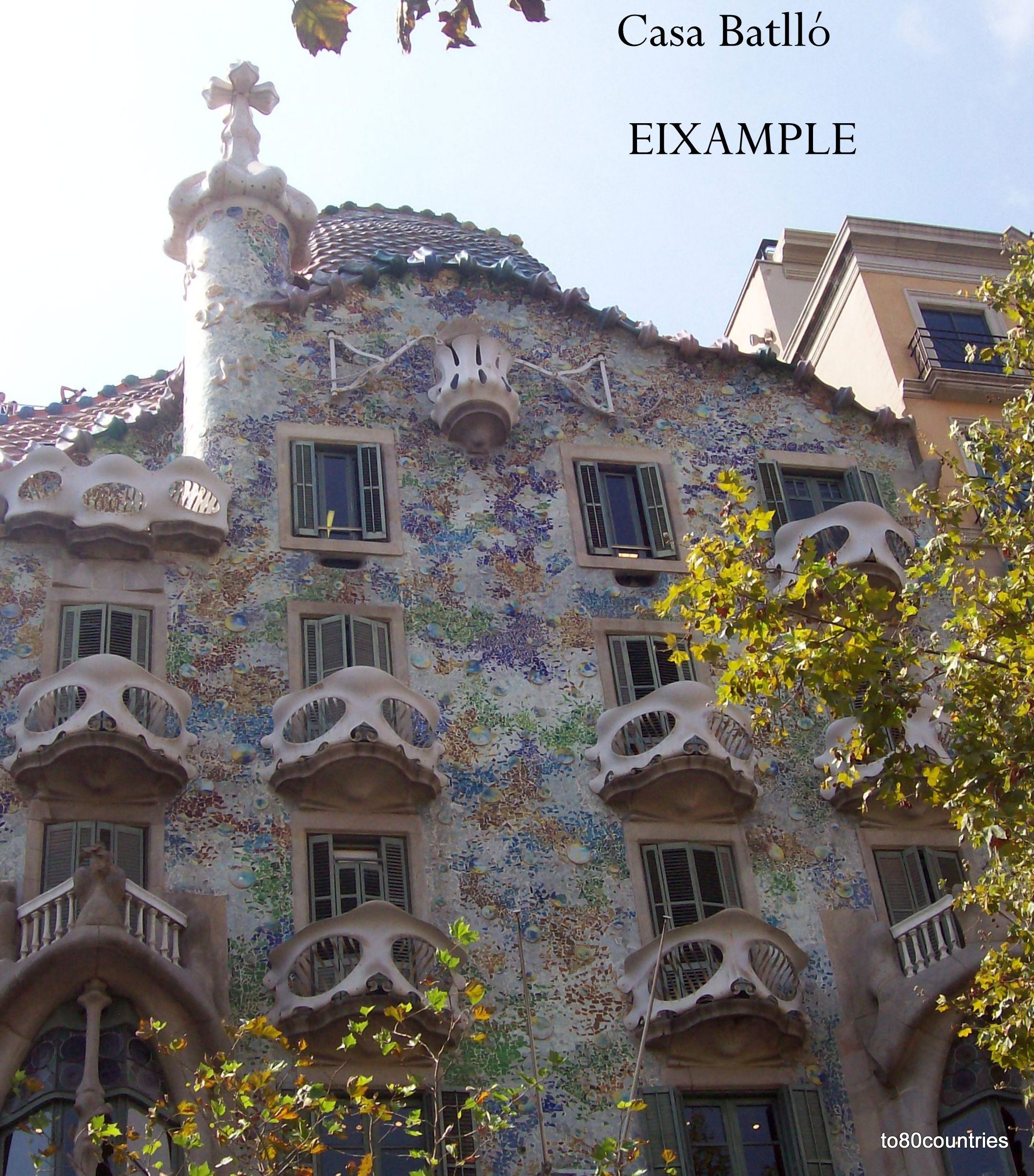 "Casa Battló" von Antoni Gaudí