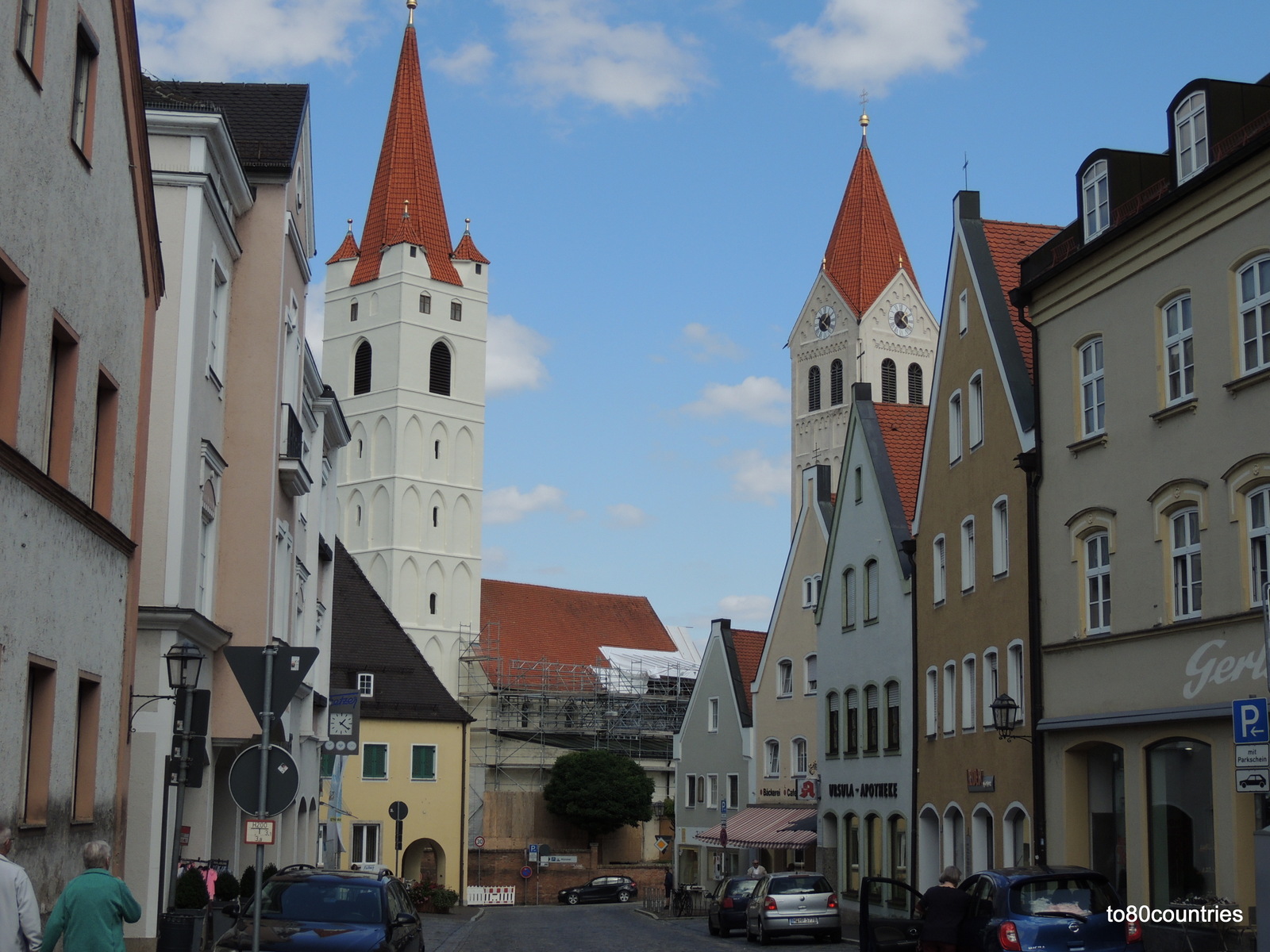 Moosburg - Kastulusmünsters und Johanneskirche.