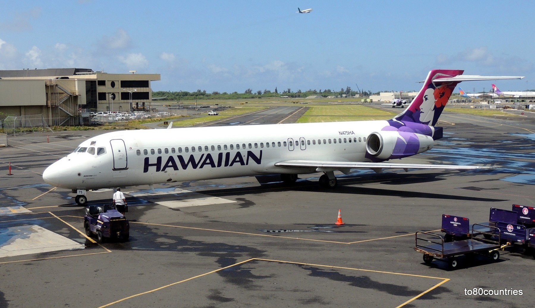 Flug von Honolulu nach Hilo auf Hawaii
