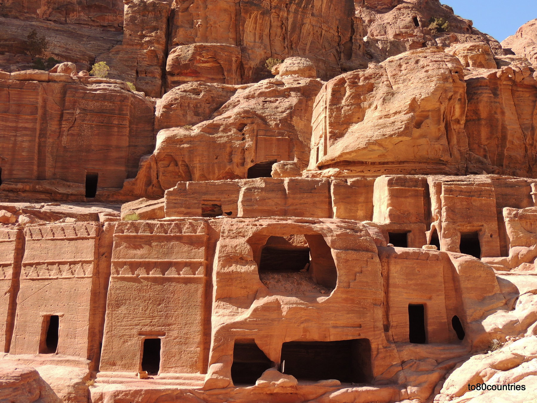 Felsengräber in Petra - Jordanien