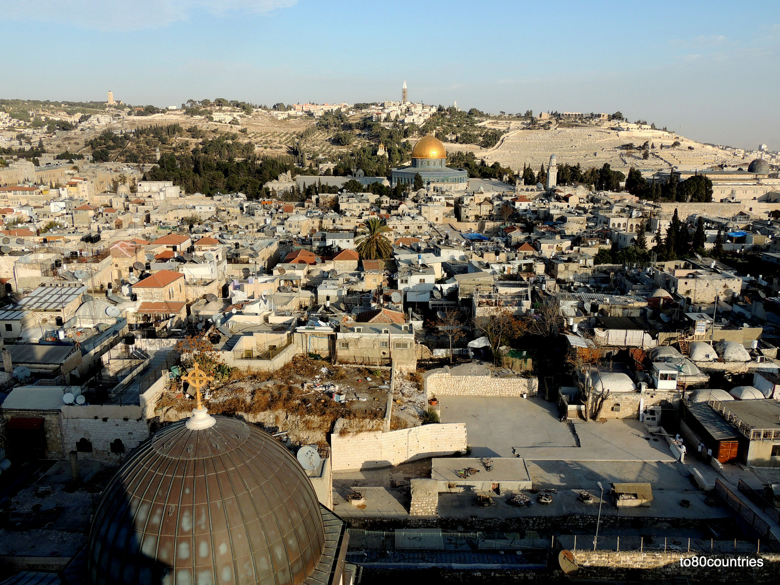 Aussicht vom Turm der Erlöserkirche - Jerusalem
