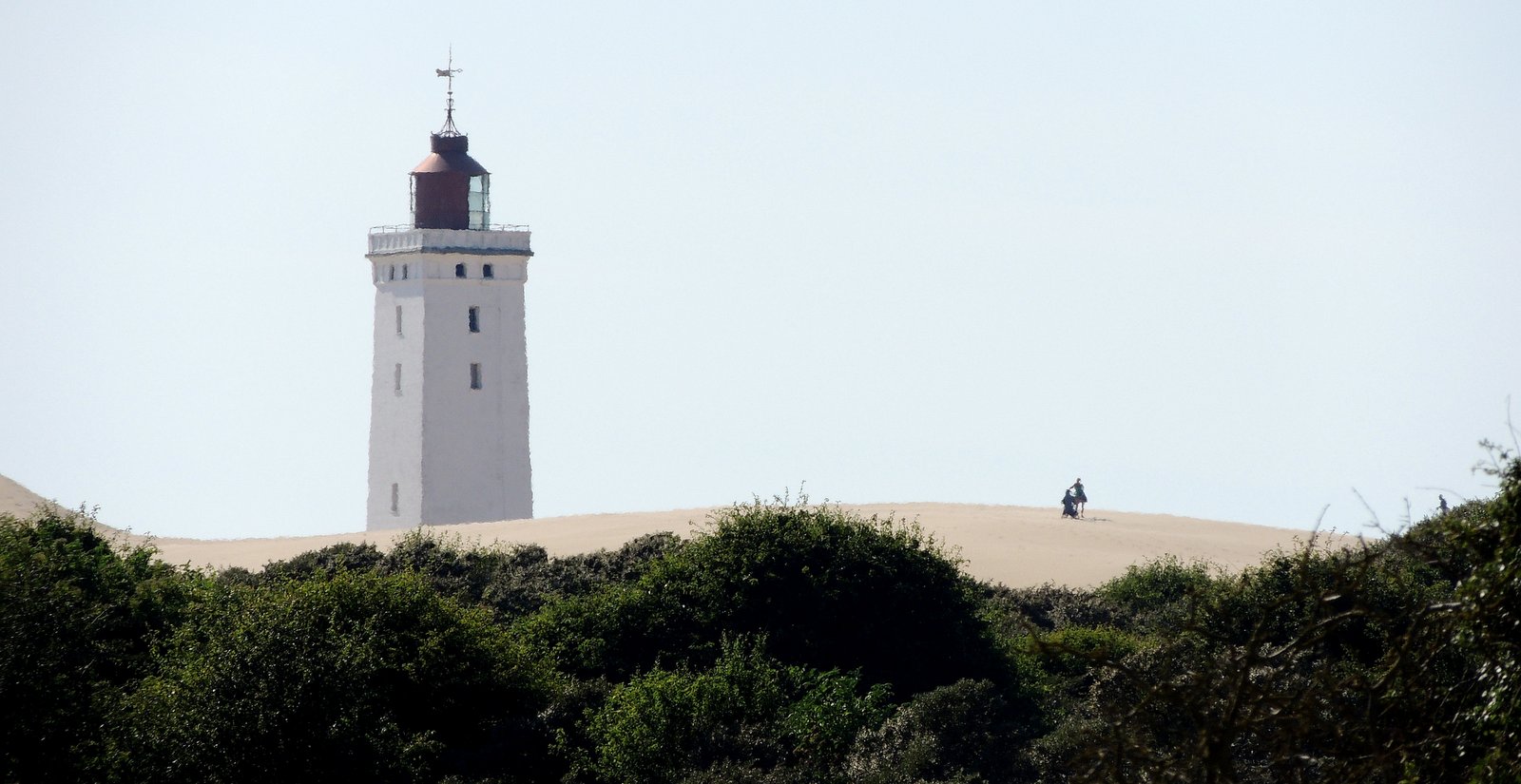 versandeter Leuchtturm in Jütland - Dänemark