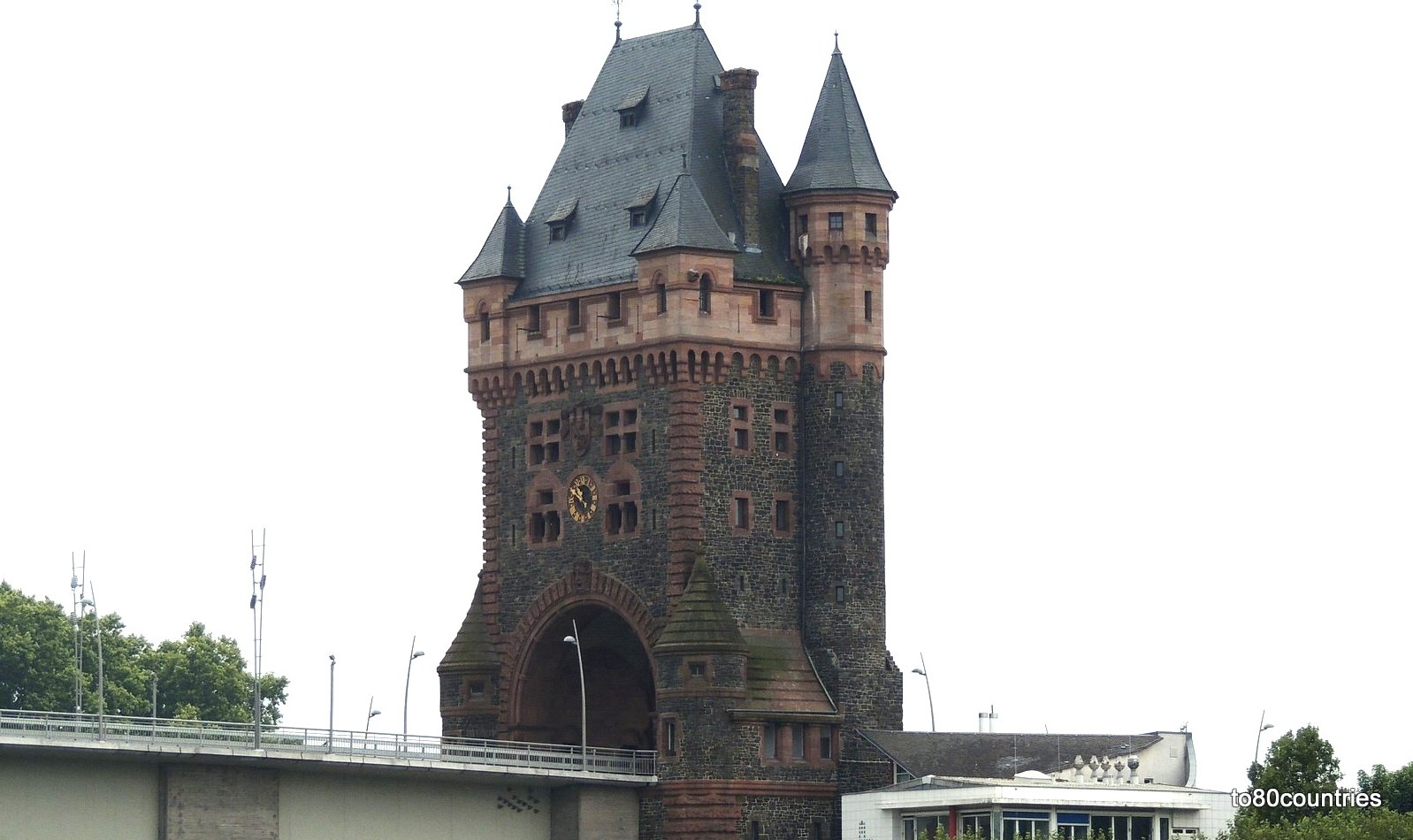 Nibelungenbrücke in Worms über den Rhein