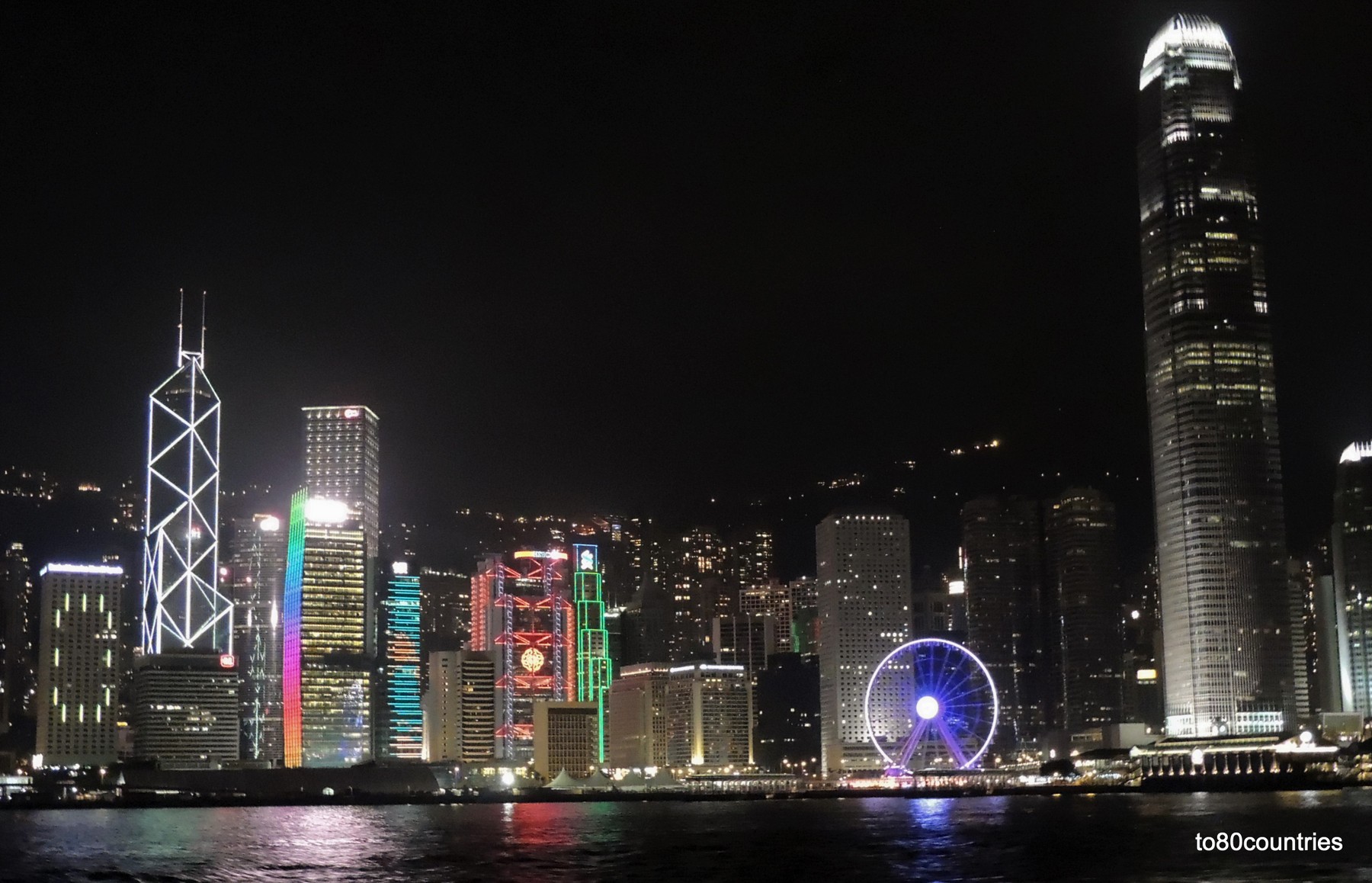 Light & Sound Show am Victoria Harbour - Hongkong