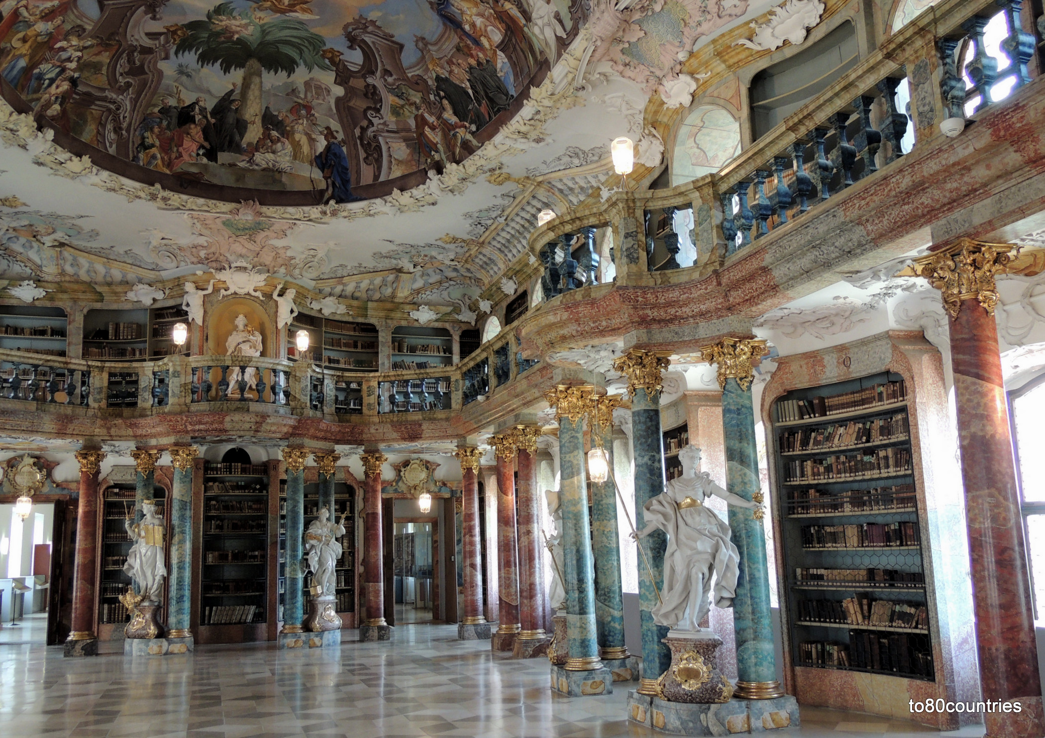 Kloster Wiblingen bei Ulm - Bibliothekssaal