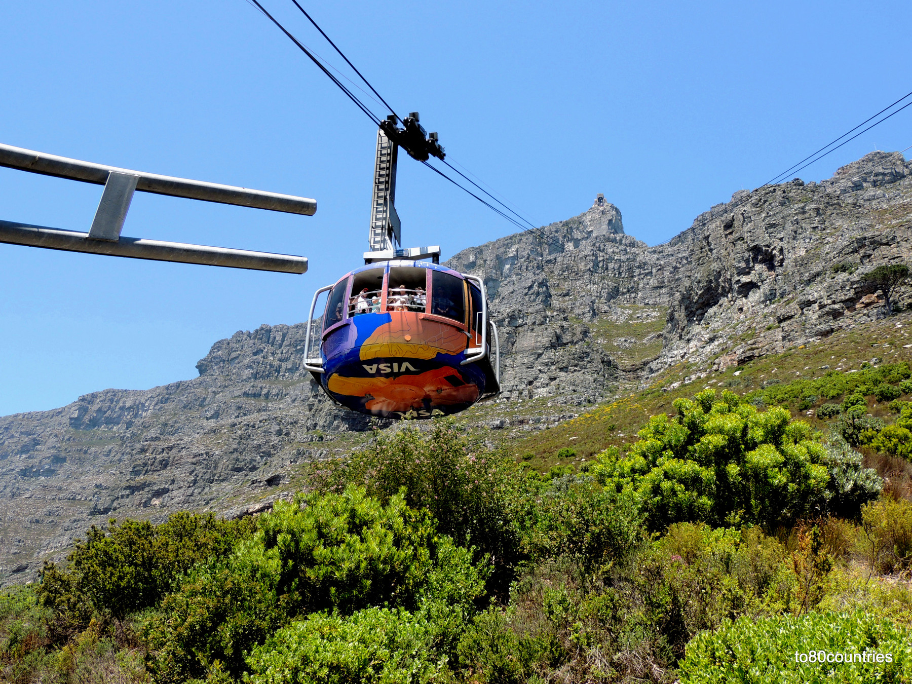 Seilbahn zum Tafelberg bei Kapstadt