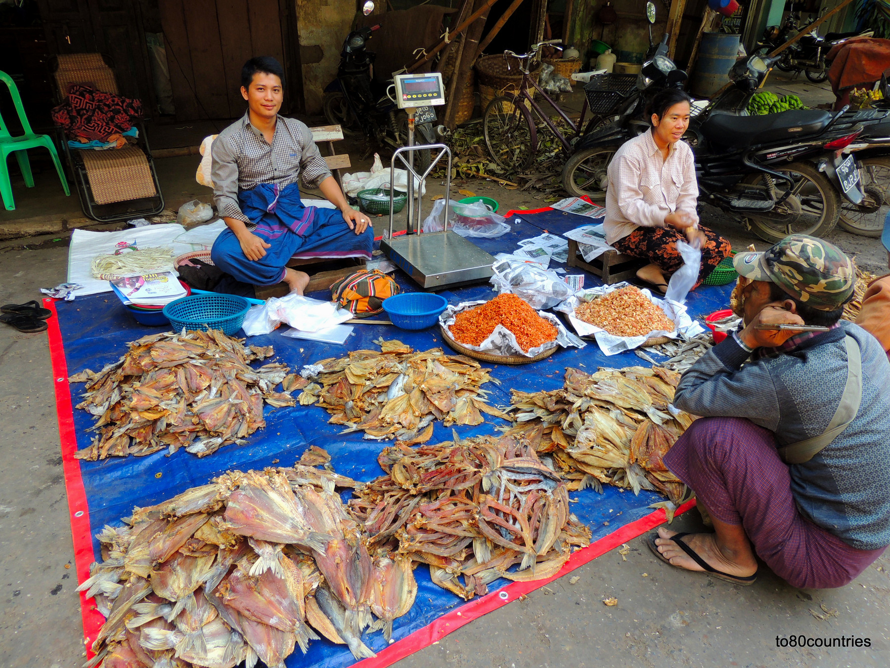 Markt von Mandalay in der 29. Straße