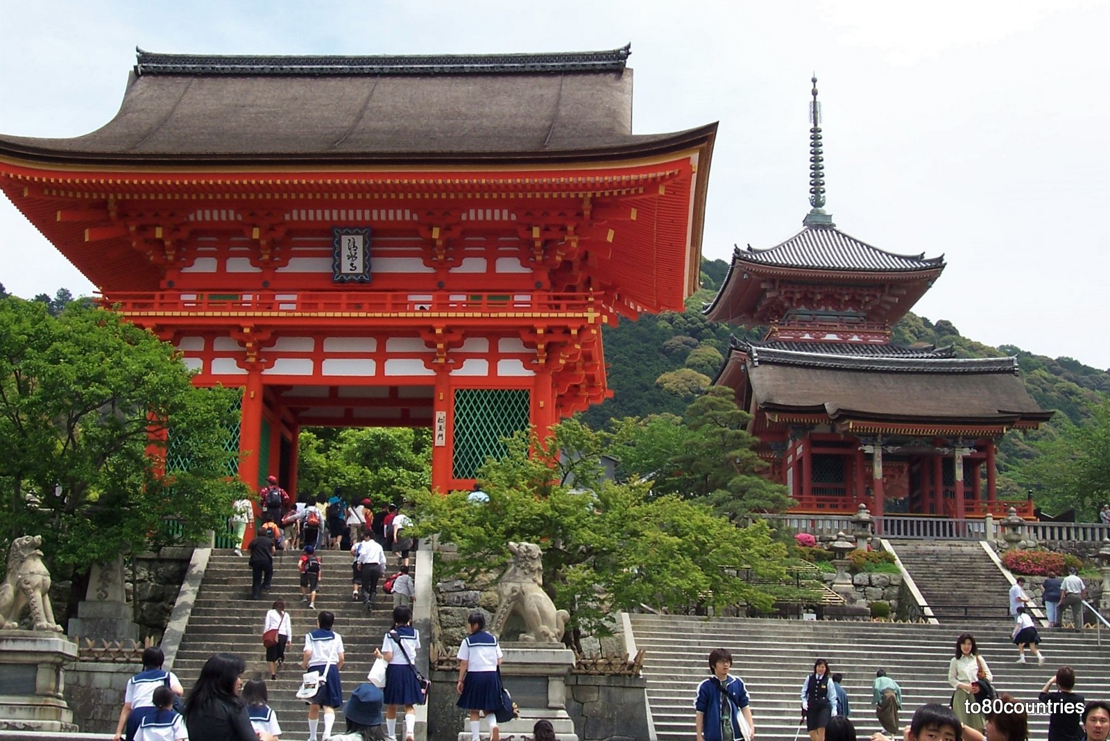 Terrassentempel Kyomizu-dera in Kyoto