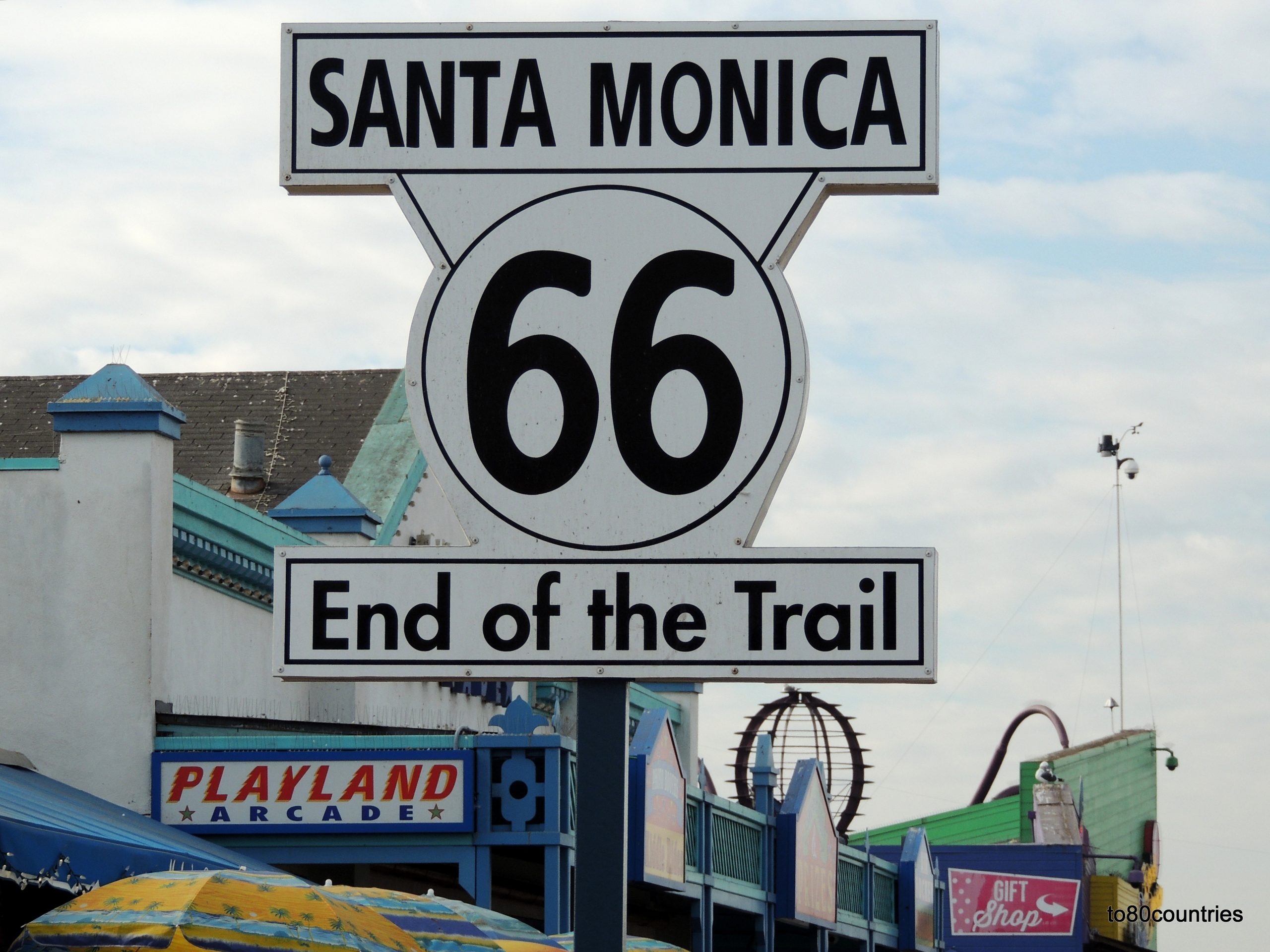 Ende der Route 66 am Santa Monica Pier