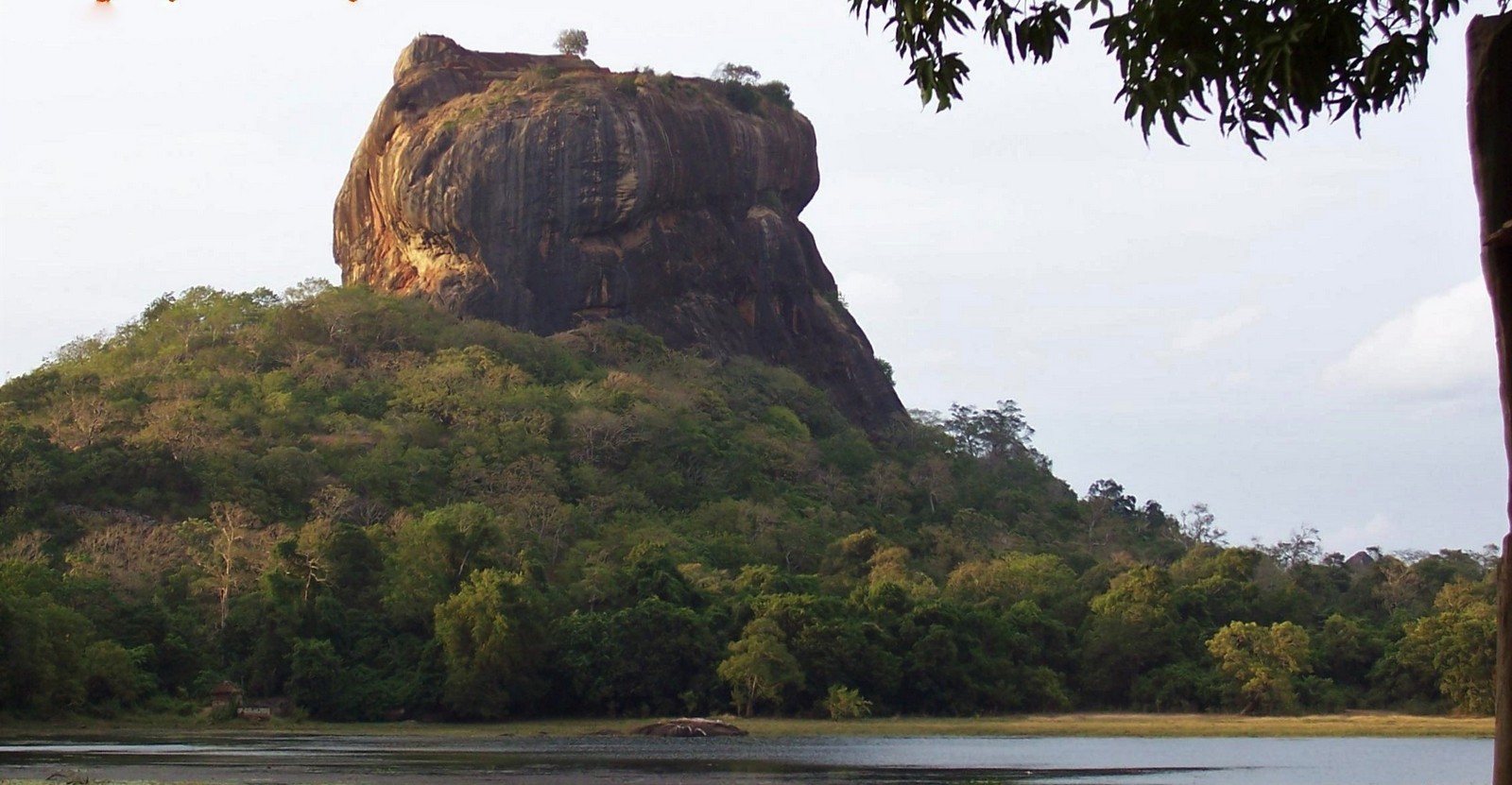 Felsen von Sigiriya - Ceylon