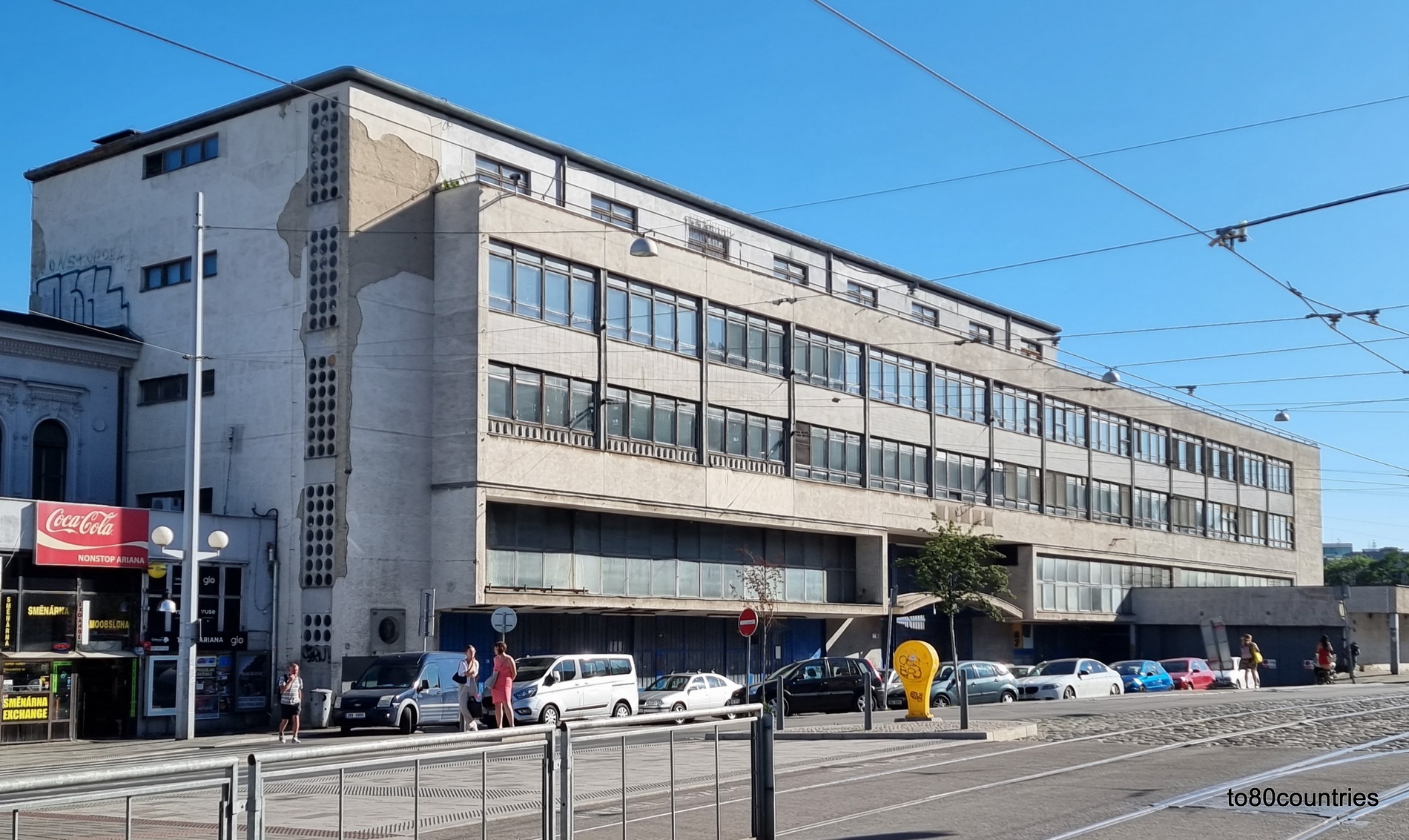 ehem. Hauptpostamt neben dem Bahnhof - Brünn