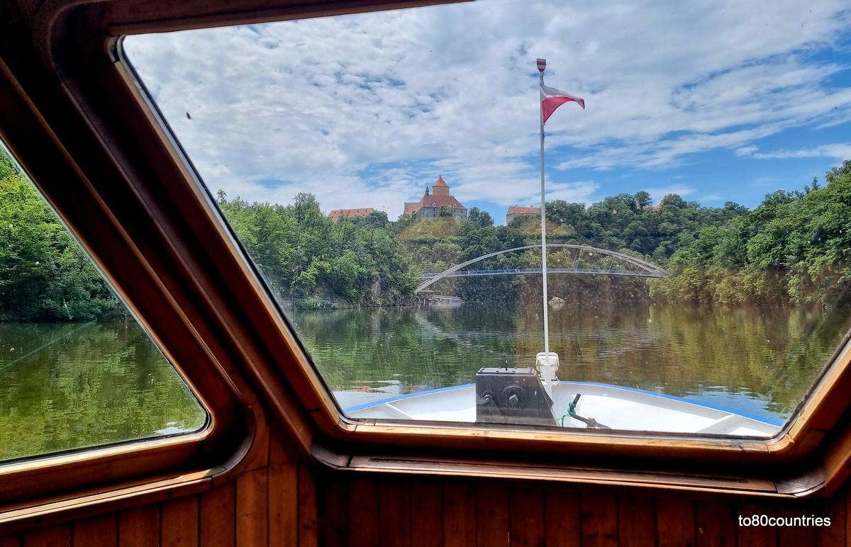 Brünner Stausee - Brücke bei der Burg Veveří