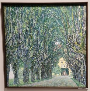 Allee im Park von Schloss Kammer - Gustav Klimt