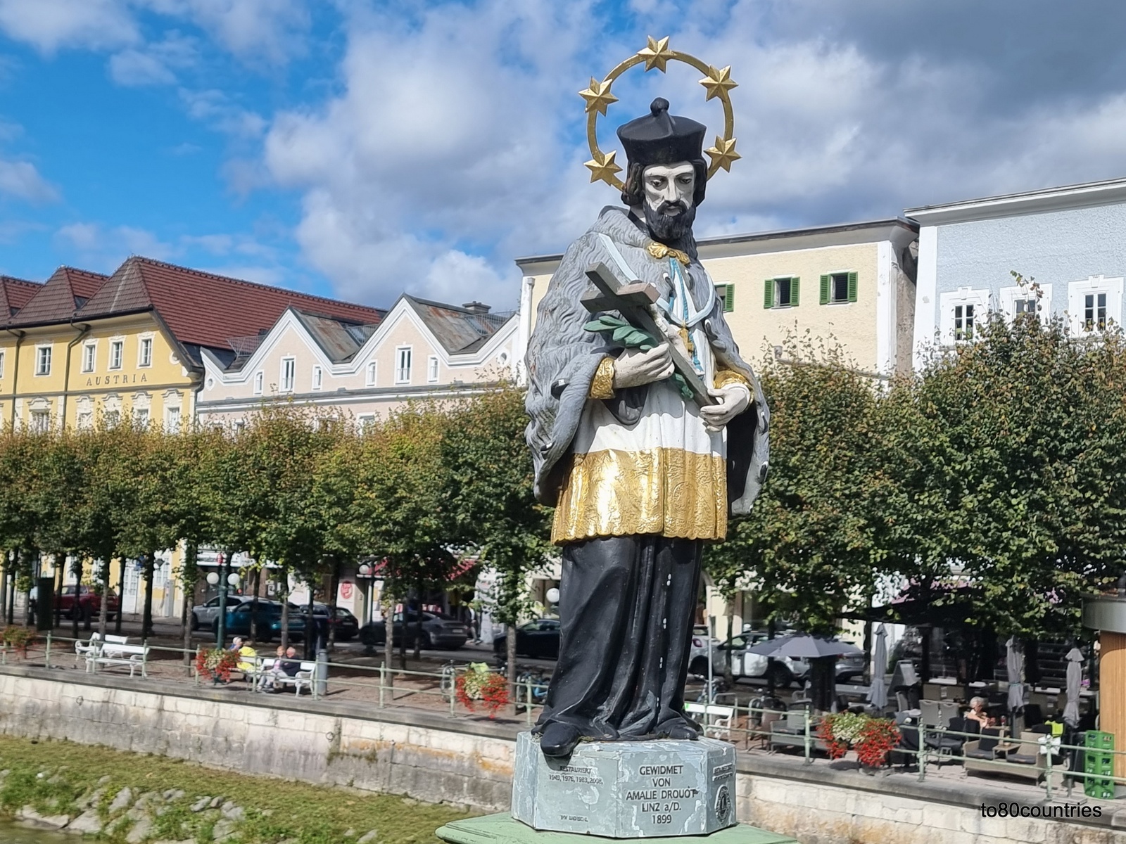 Elisabethbrücke über die Traun in Bad Ischl