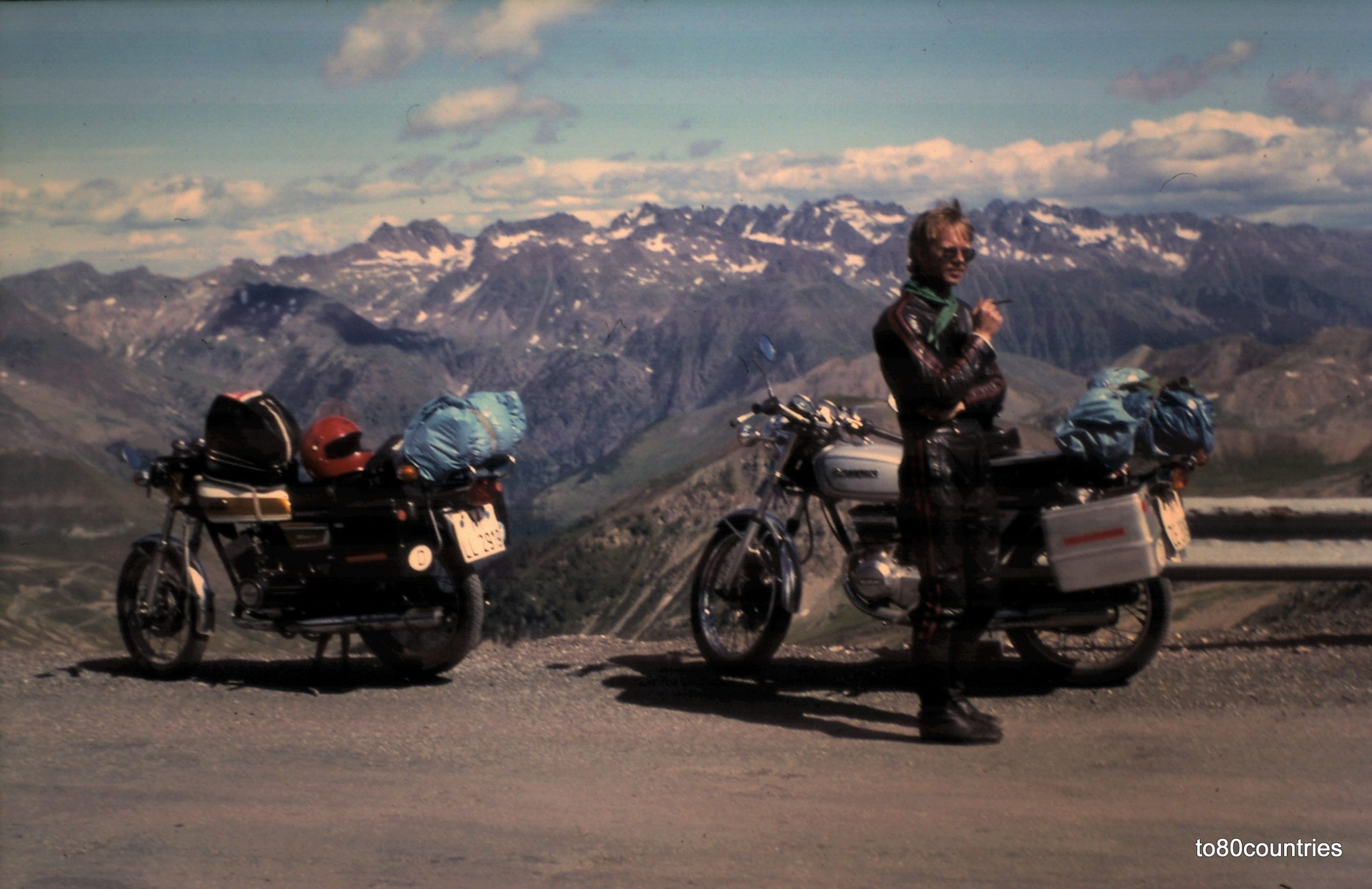 Route-des-Grandes-Alpes - Col de la Bonette -1978