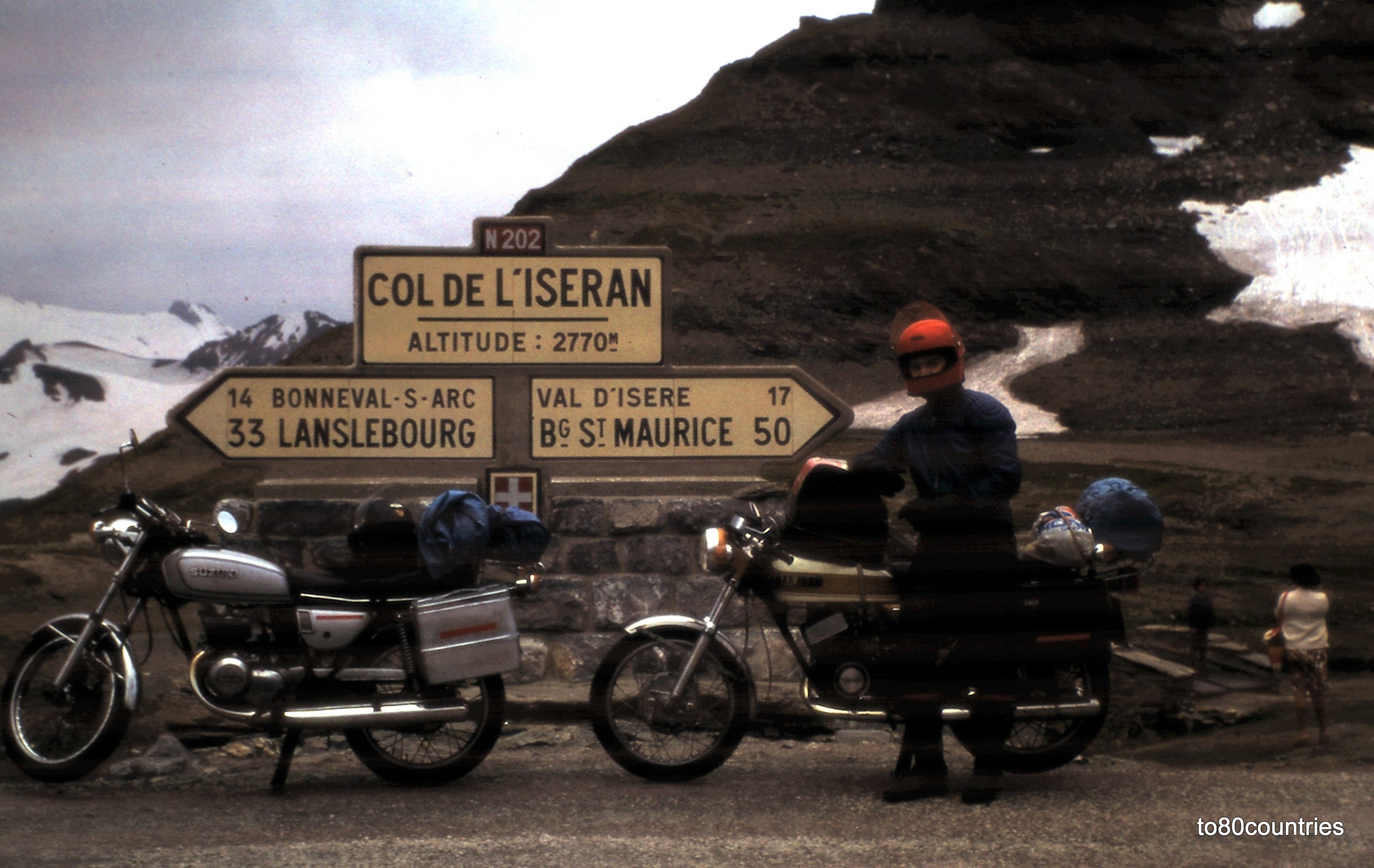 Col de L`Iseran - Route-des-Grandes-Alpes - 1978
