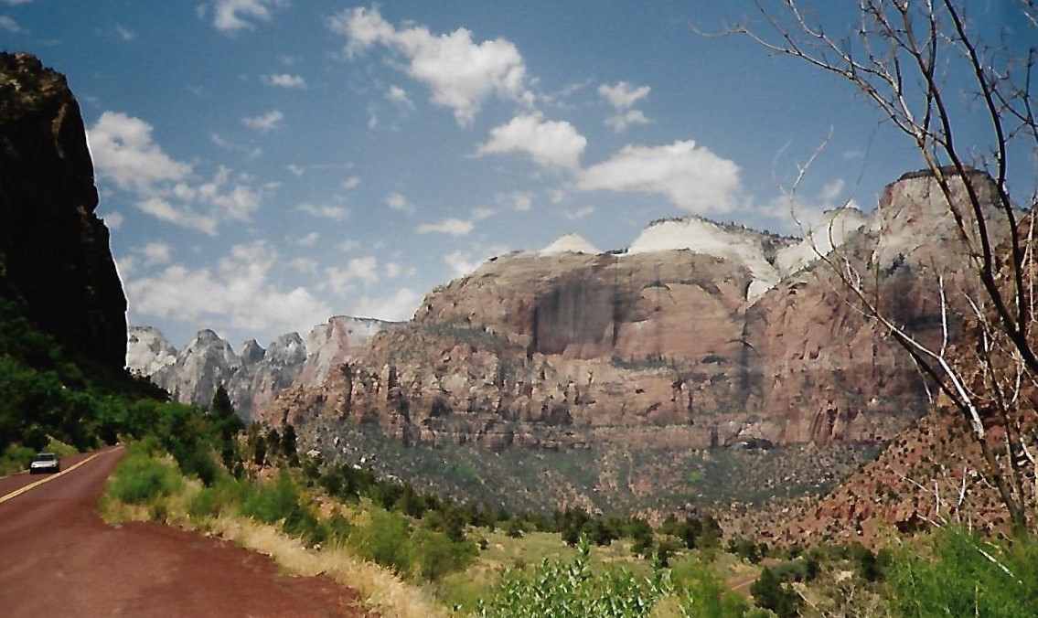Am Zion Canyon - Utah USA